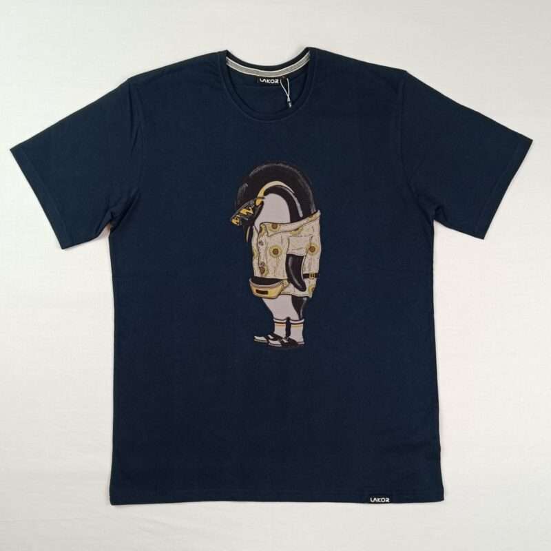 Pilgrim Penguin Tee- Navy